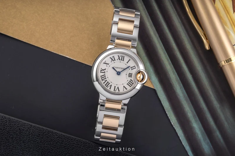 Cartier Ballon Bleu de Cartier steel / gold quartz women's watch W69007Z3 [2504956]