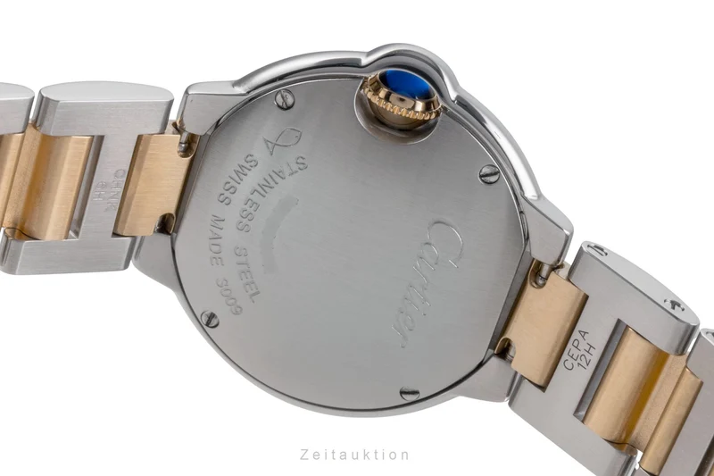 Cartier Ballon Bleu de Cartier steel / gold quartz women's watch W69007Z3 [2504956]