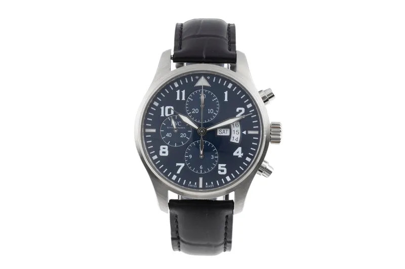 IWC Fliegerchronograph chronograph steel automatic men's watch IW377706 LP: 7800EUR [2505512]