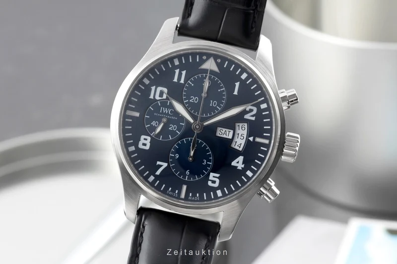 IWC Fliegerchronograph chronograph steel automatic men's watch IW377706 LP: 7800EUR [2505512]