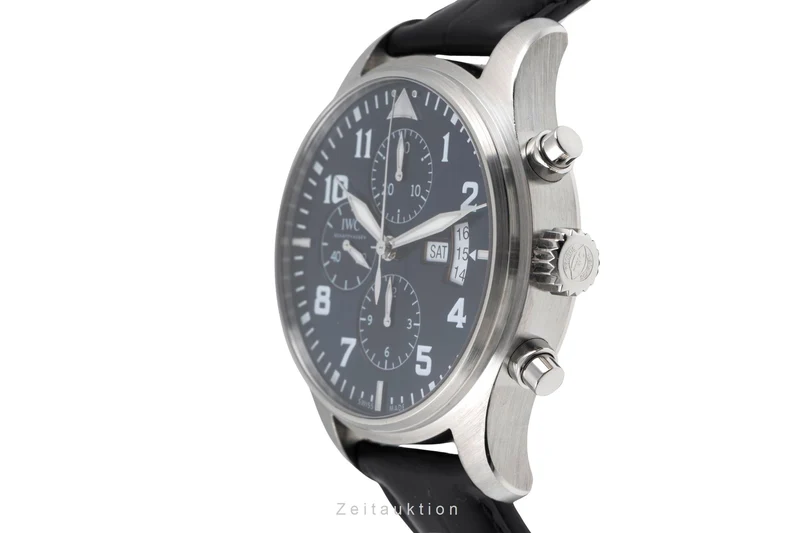 IWC Fliegerchronograph chronograph steel automatic men's watch IW377706 LP: 7800EUR [2505512]