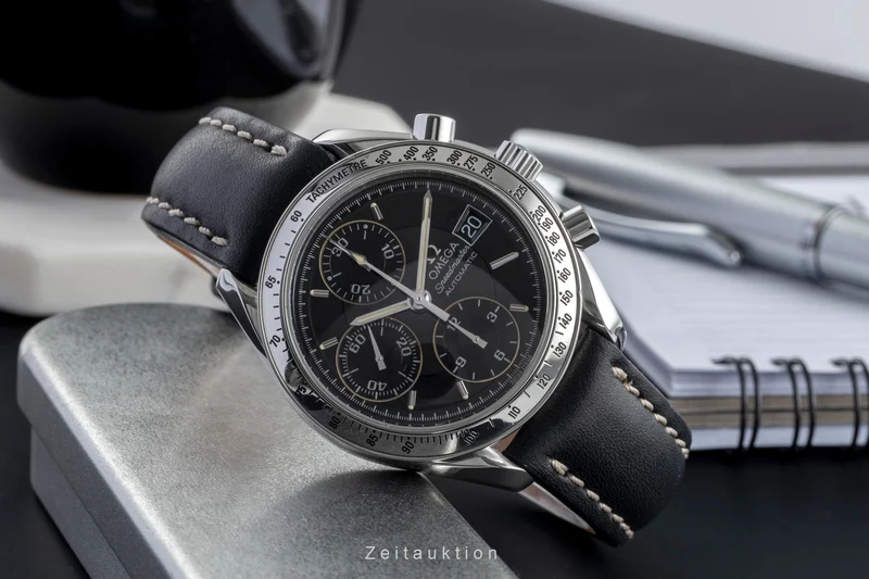 Omega Speedmaster Date chronograph steel automatic men's watch 3513.50.00 LP: 6100EUR [2505547]