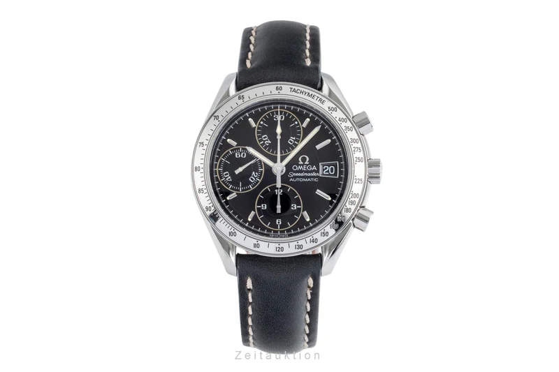 Omega Speedmaster Date chronograph steel automatic men's watch 3513.50.00 LP: 6100EUR [2505547]