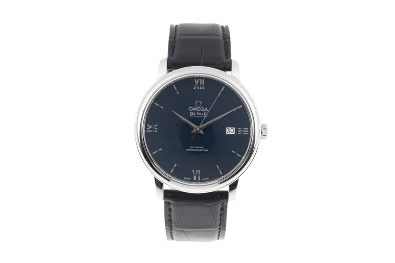 Omega De Ville steel automatic men's watch 424.13.40.20.03.001 LP: 3500EUR [2505237]