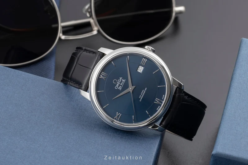Omega De Ville steel automatic men's watch 424.13.40.20.03.001 LP: 3500EUR [2505237]