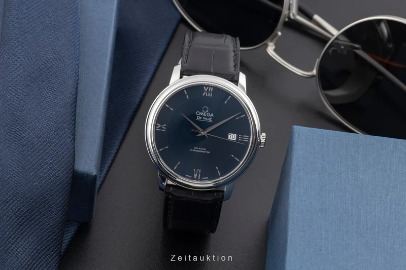 Omega De Ville steel automatic men's watch 424.13.40.20.03.001 LP: 3500EUR [2505237]
