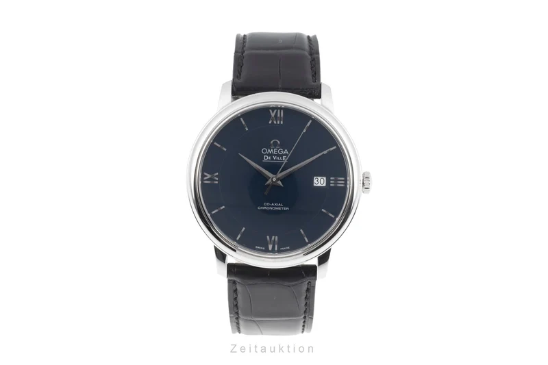 Omega De Ville steel automatic men's watch 424.13.40.20.03.001 LP: 3500EUR [2505237]