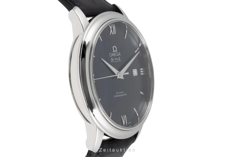 Omega De Ville steel automatic men's watch 424.13.40.20.03.001 LP: 3500EUR [2505237]