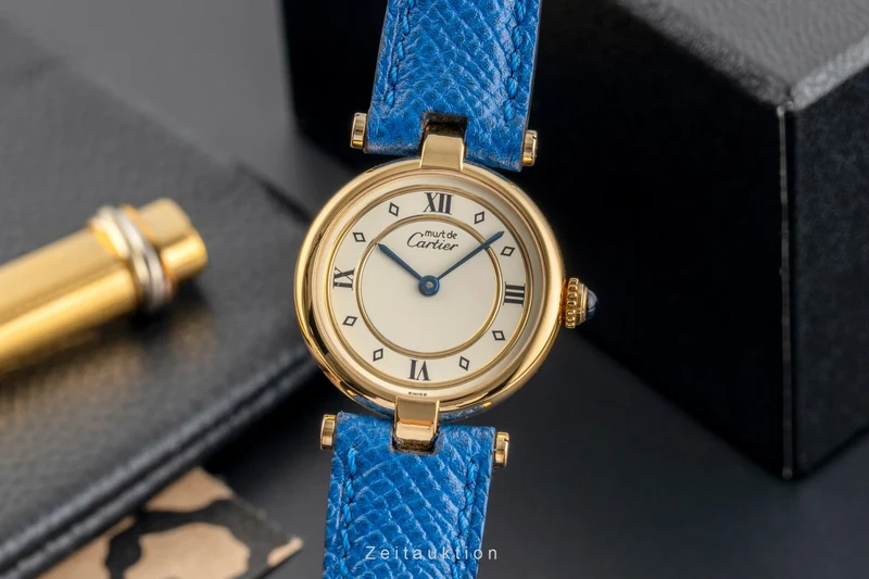 Cartier Vendome silver-gilt quartz women's watch 590004 [2503728]