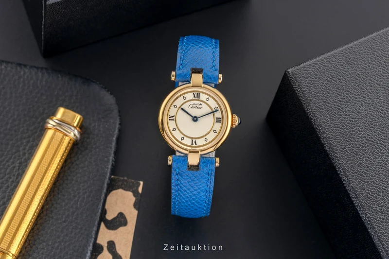 Cartier Vendome silver-gilt quartz women's watch 590004 [2503728]
