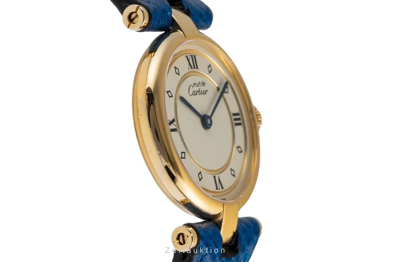 Cartier Vendome silver-gilt quartz women's watch 590004 [2503728]