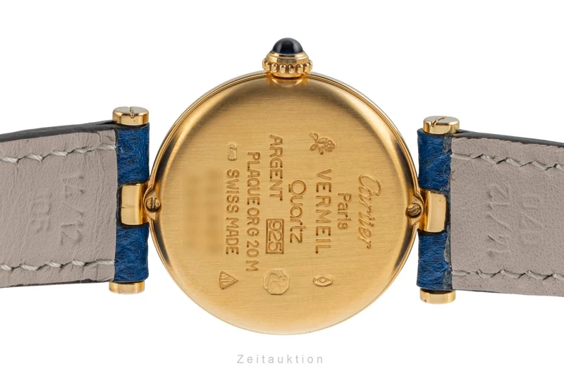 Cartier Vendome silver-gilt quartz women's watch 590004 [2503728]