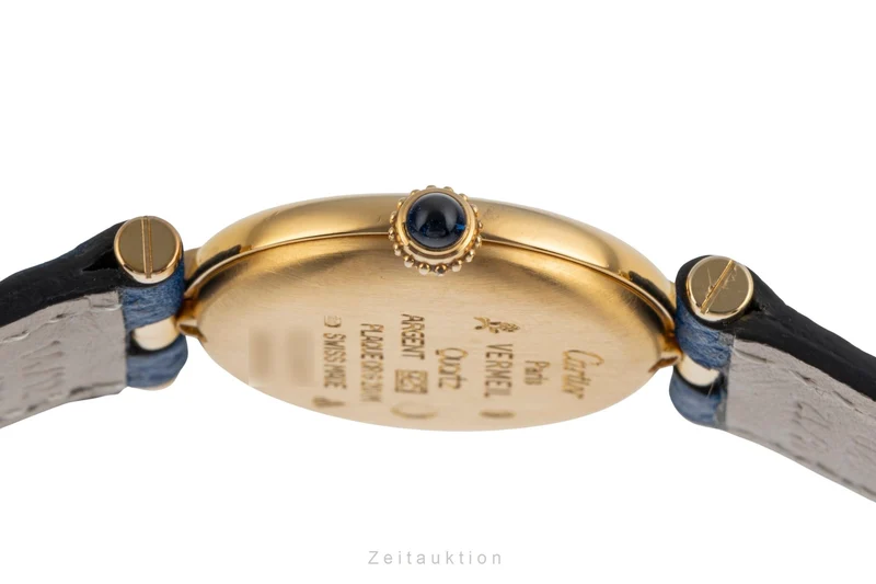 Cartier Vendome silver-gilt quartz women's watch 590004 [2503728]
