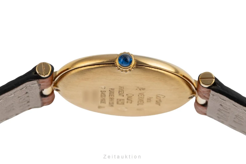 Cartier Vendome silver-gilt quartz women's watch 590003 [2503952]