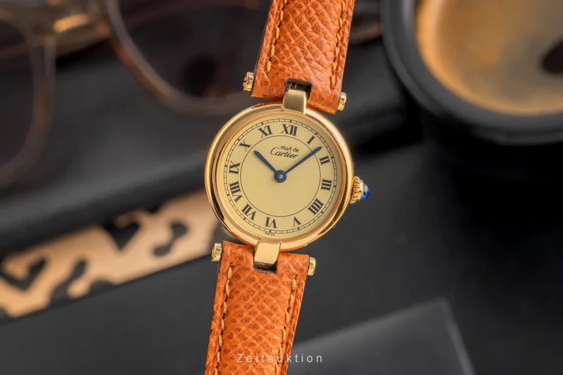 Cartier Vendome silver-gilt quartz women's watch 84978213 [2503726]