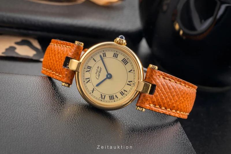 Cartier Vendome silver-gilt quartz women's watch 84978213 [2503726]