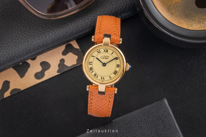 Cartier Vendome silver-gilt quartz women's watch 84978213 [2503726]