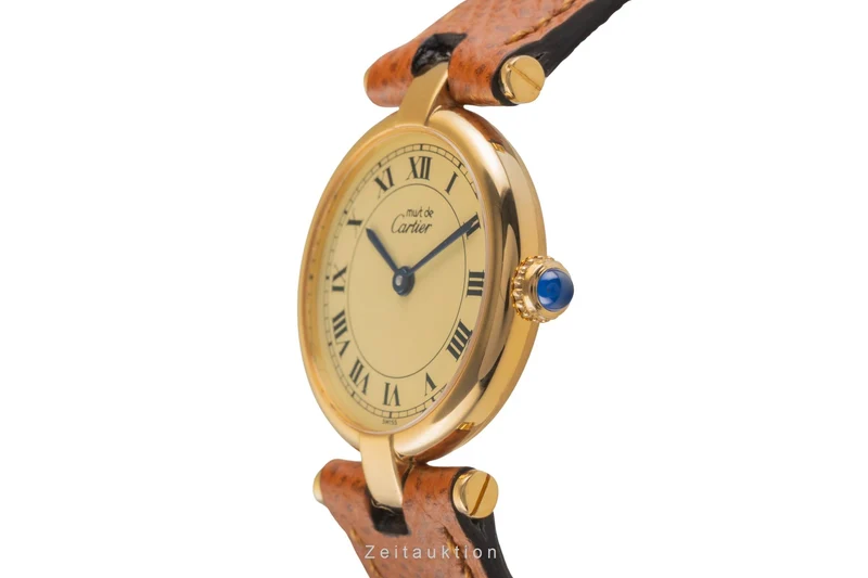 Cartier Vendome silver-gilt quartz women's watch 84978213 [2503726]