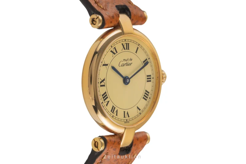 Cartier Vendome silver-gilt quartz women's watch 84978213 [2503726]