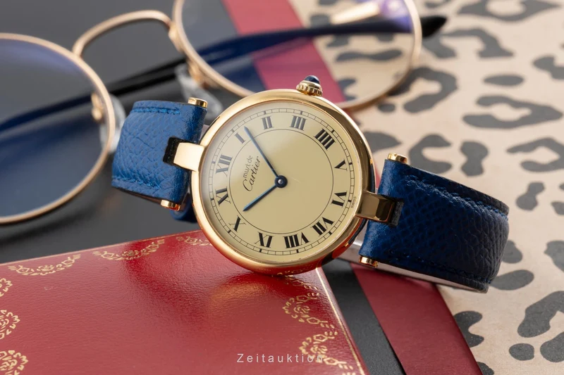 Cartier Vendome silver-gilt quartz unisex 83978213 [2503748]