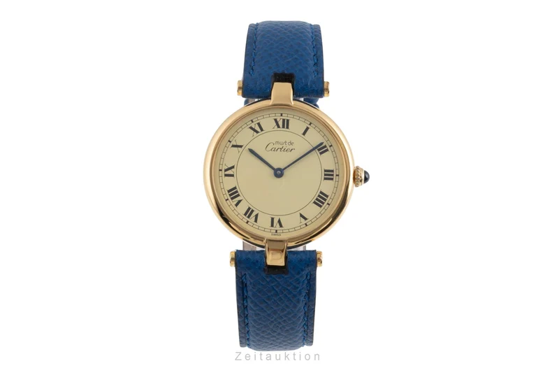 Cartier Vendome silver-gilt quartz unisex 83978213 [2503748]