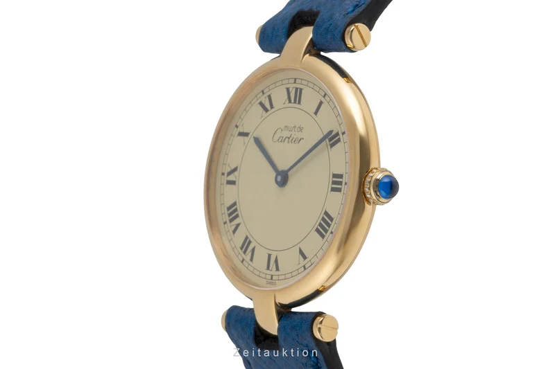 Cartier Vendome silver-gilt quartz unisex 83978213 [2503748]