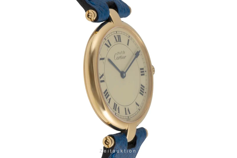 Cartier Vendome silver-gilt quartz unisex 83978213 [2503748]