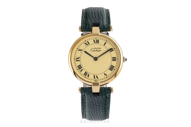 Cartier Vendome silver-gilt quartz unisex 83978213 [2504607]