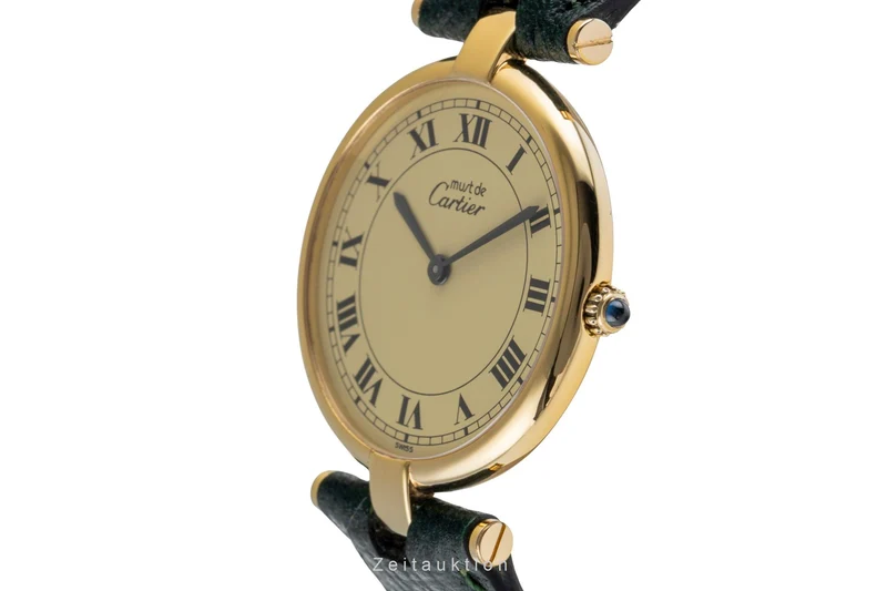 Cartier Vendome silver-gilt quartz unisex 83978213 [2504607]