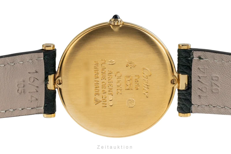Cartier Vendome silver-gilt quartz unisex 83978213 [2504607]
