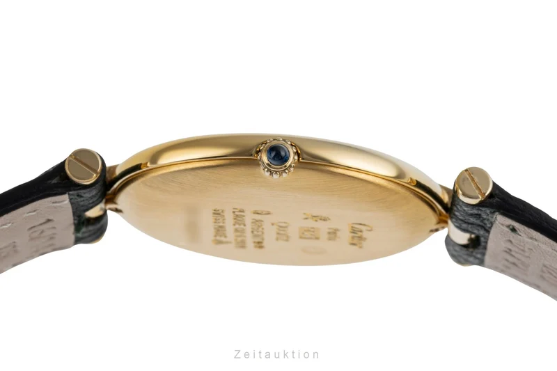 Cartier Vendome silver-gilt quartz unisex 83978213 [2504607]