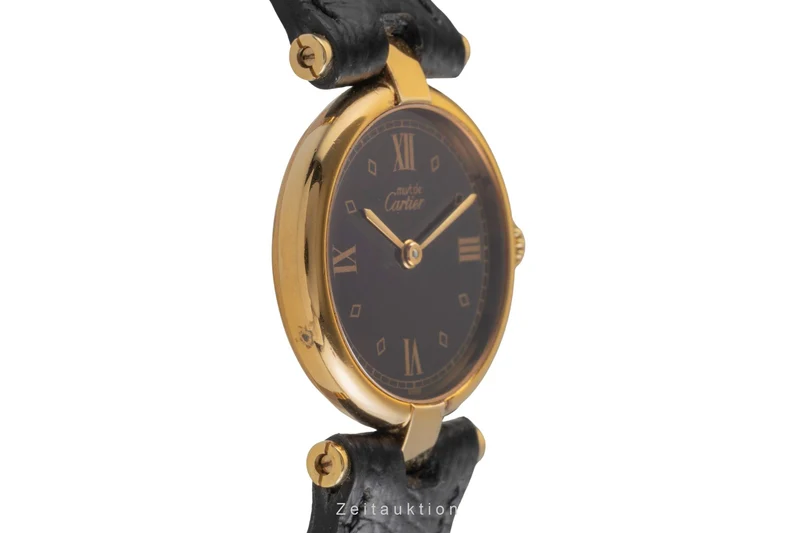 Cartier Vendome silver-gilt quartz women's watch 590004 [2504520]