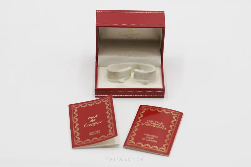 Cartier Vendome silver-gilt quartz women's watch 590004 [2504520]