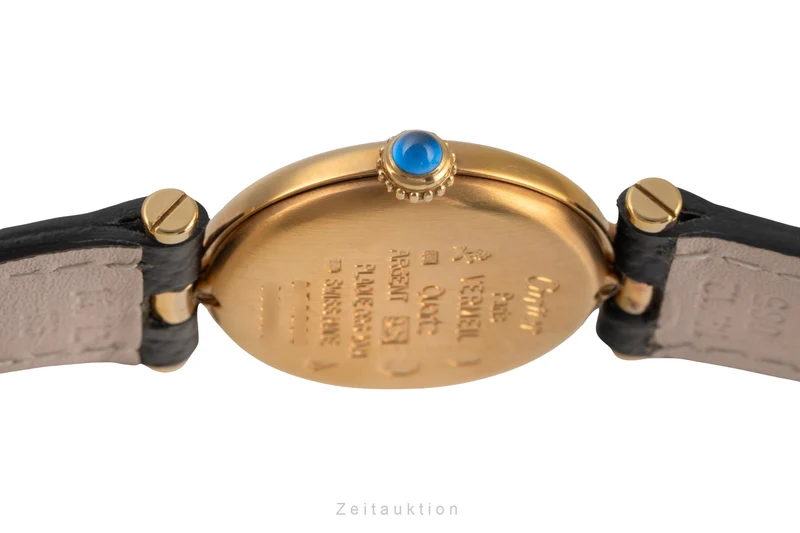 Cartier Vendome silver-gilt quartz women's watch 590004 [2504520]