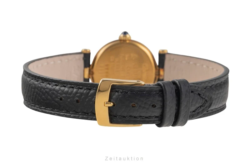 Cartier Vendome silver-gilt quartz women's watch 590004 [2504520]