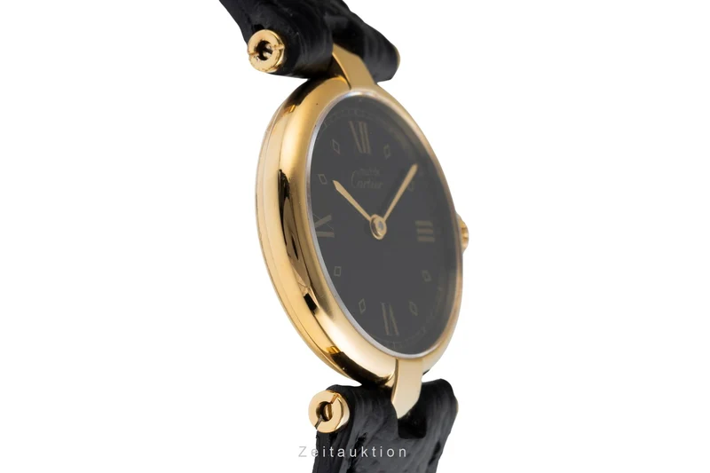 Cartier Vendome silver-gilt quartz women's watch 590004, GGC98000 [2503956]