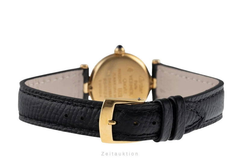 Cartier Vendome silver-gilt quartz women's watch 590004, GGC98000 [2503956]