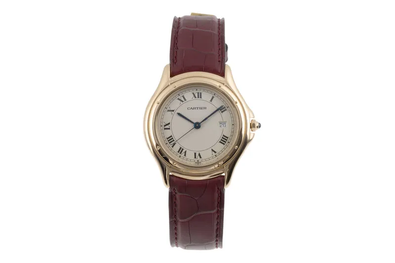 Cartier Cougar 18 ct gold quartz men's watch 116000R, W3500453 [2504241]