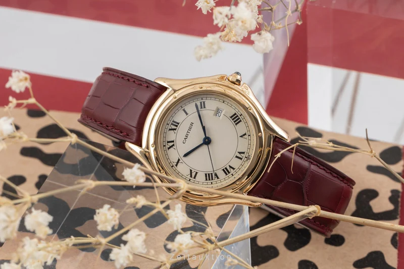 Cartier Cougar 18 ct gold quartz men's watch 116000R, W3500453 [2504241]