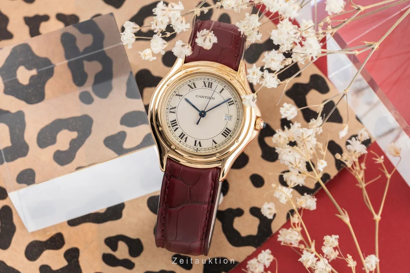 Cartier Cougar 18 ct gold quartz men's watch 116000R, W3500453 [2504241]