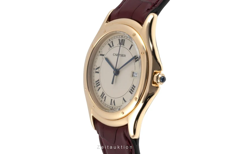 Cartier Cougar 18 ct gold quartz men's watch 116000R, W3500453 [2504241]