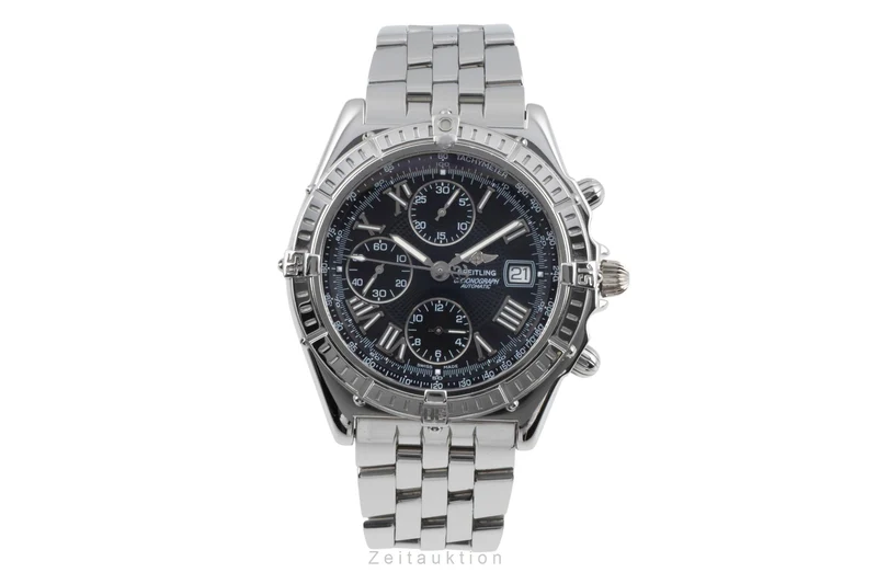 Breitling Crosswind chronograph steel automatic men's watch A13055 LP: 8100EUR [2504469]