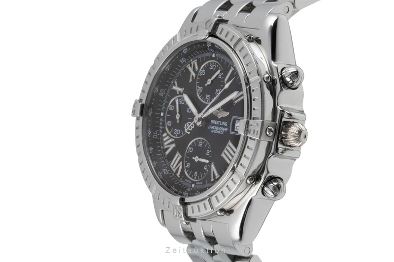 Breitling Crosswind chronograph steel automatic men's watch A13055 LP: 8100EUR [2504469]
