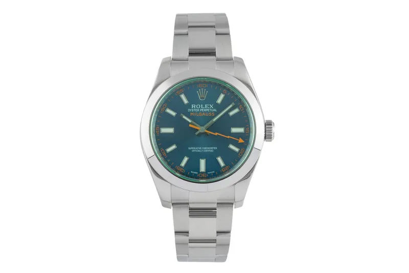 Rolex Milgauss steel automatic men's watch 116400GV [2505518]