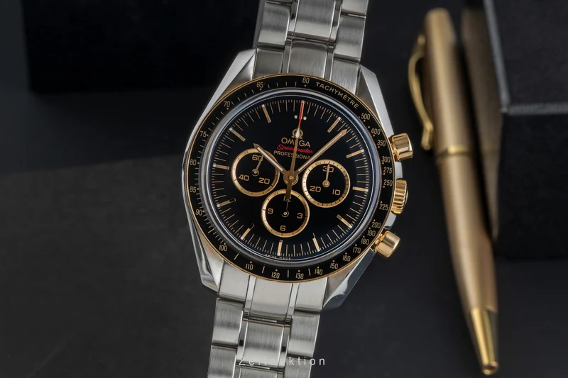 Omega Speedmaster chronograph steel / gold manual winding men's watch 522.20.42.30.01.001 Limited [2505511]