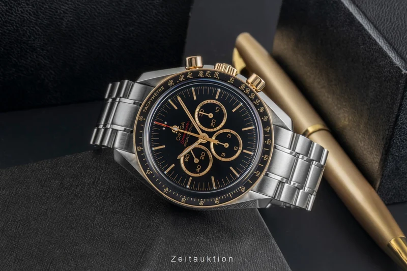 Omega Speedmaster chronograph steel / gold manual winding men's watch 522.20.42.30.01.001 Limited [2505511]