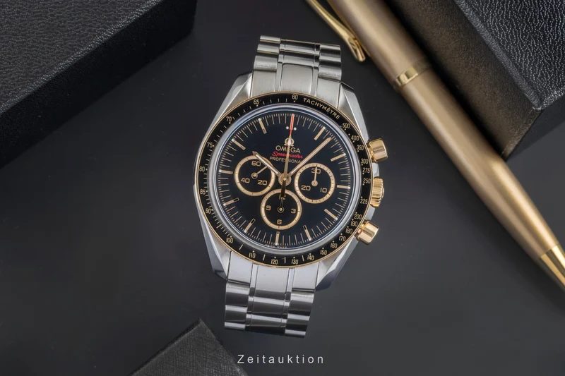 Omega Speedmaster chronograph steel / gold manual winding men's watch 522.20.42.30.01.001 Limited [2505511]