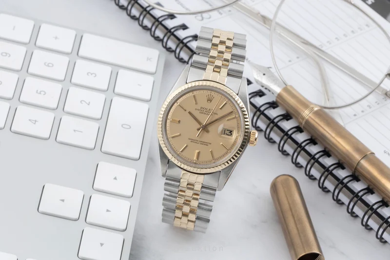 Rolex Datejust steel / gold automatic men's watch 1601 Vintage [2502841]