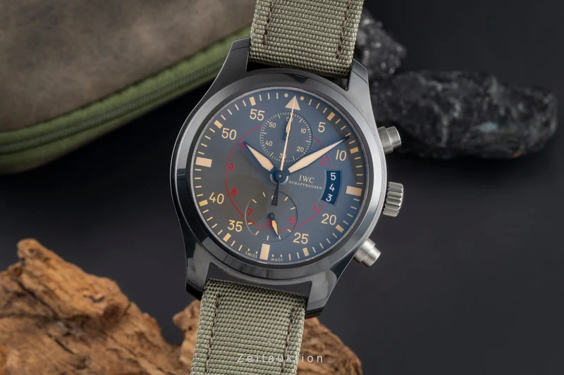 IWC Fliegerchronograph chronograph ceramic / titanium automatic men's watch IW388002 [2505617]