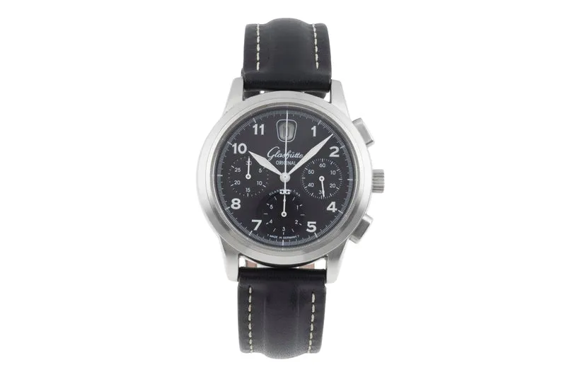 Glashütte Navigator chronograph steel automatic men's watch 39-32-13-17-04 LP: 14900EUR [2505212]